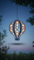 Garden Sage Metal Balloon Solar Lantern