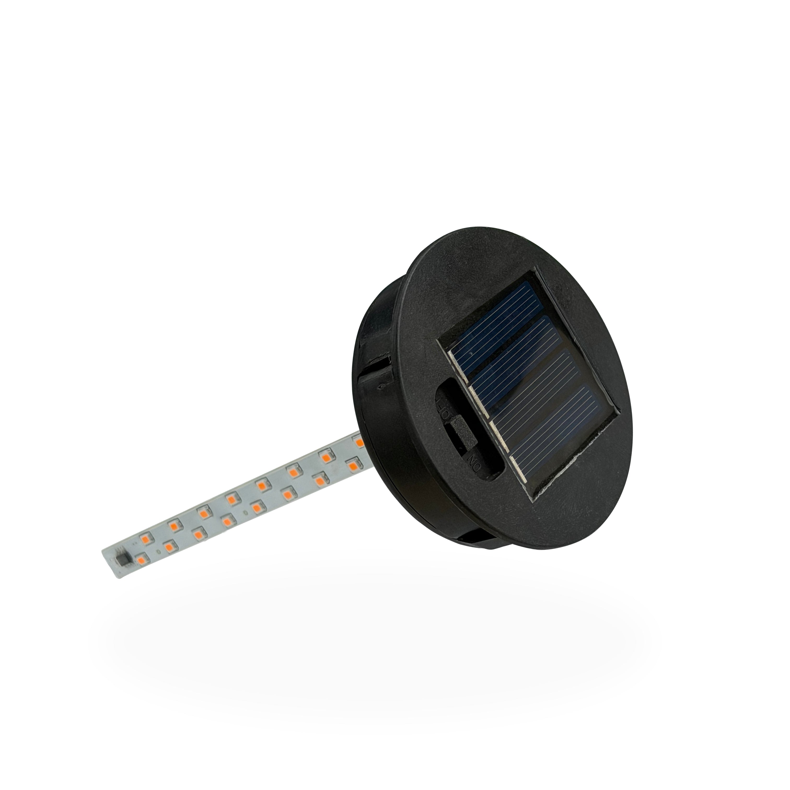 Solar-powered light module