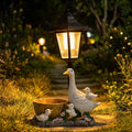 Duck Lantern Solar Garden Statue